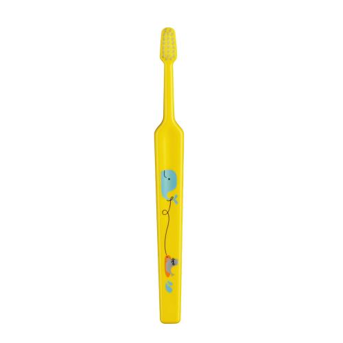 TePe Mini Extra Soft Παιδική Οδοντόβουρτσα για τα Πρώτα Δοντάκια από 0 Έως 3 Ετών 1 Τεμάχιο - Κίτρινο